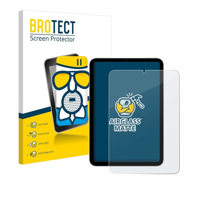 BROTECT - Screenprotector voor Apple iPad Mini 7 2024 - Folie Beschermfolie Beschermglas matte