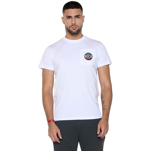 T-shirt Korte Mouw Leone 1947 Man Short Sleeves Varsity