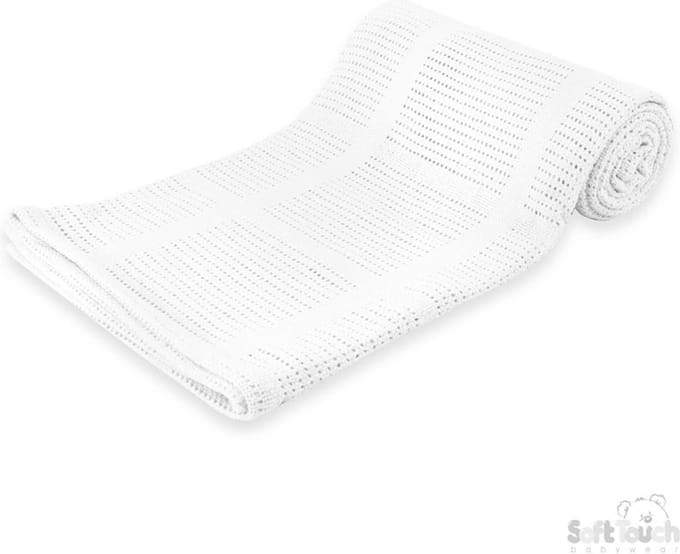 Soft Touch Hydrofieldoek Cellular 90 X 140 Cm Katoen Wit