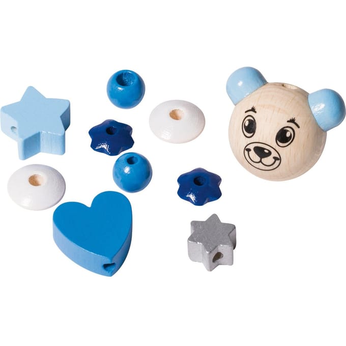 Speenketting houten kralen "Teddy"