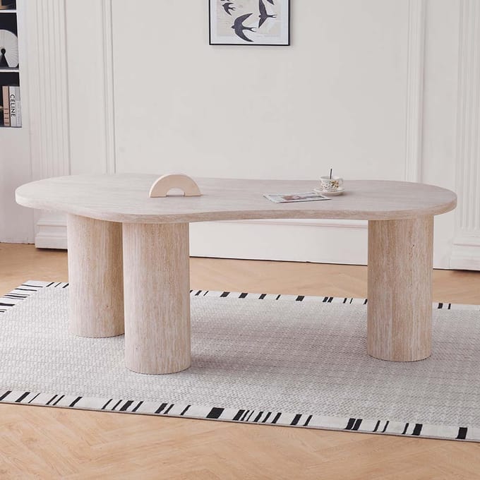 Milton & Oldbrook Eettafel 210 cm Sorano Travertinlook