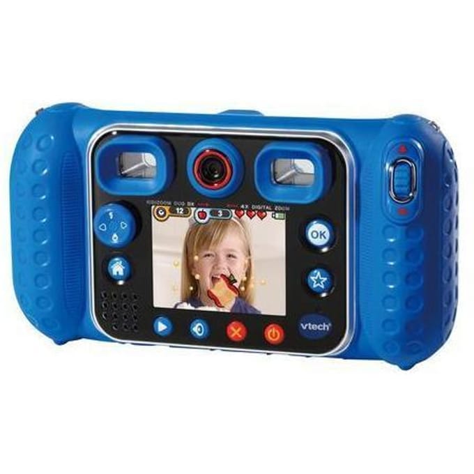 VTech KidiZoom Duo DX Camera - 10-in-1 Interactieve Speelgoedcamera - Kindercamera - Van 4 tot 10 Jaar - Blauw