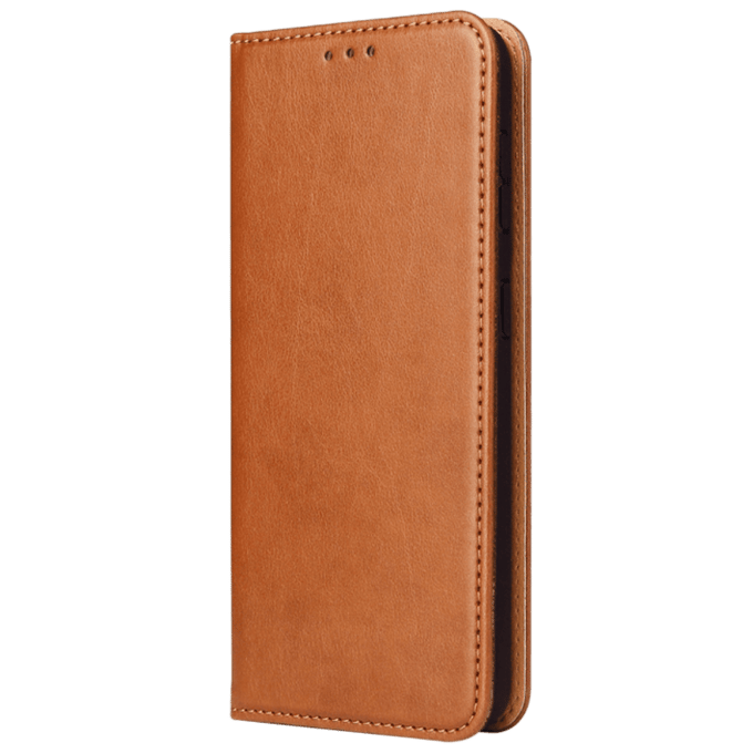 Fierre Shann Samsung Galaxy S21 Plus Slim Wallet Hoesje Bruin