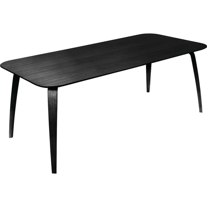 Gubi Gubi Dining Table rechthoekig - essen zwart