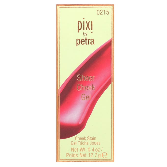 Pixi Beauty, Sheer Cheek Gel, 0215 Flushed, 12.7 g (0.4 oz) black
