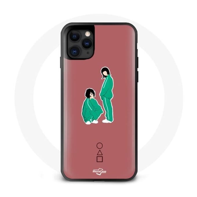 Coque Iphone 13 pro max série Squid Game Ji Yeong No 240 AND Kang Sae Byeok No 067