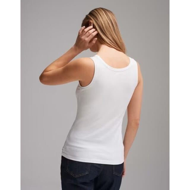 Tanktop van een mix van katoen en elastaan