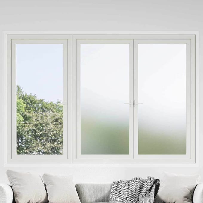 vidaXL - Zelfklevend - Raamfolie - Frosted - Wit - 45 - x - 2000 - cm - PVC