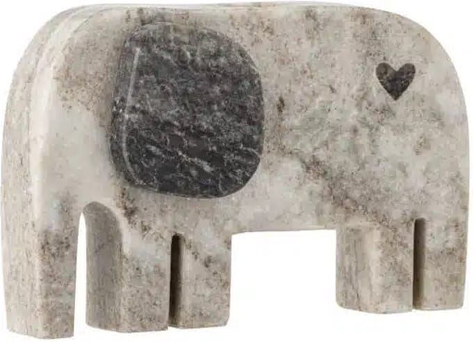 Bloomingville Marmeren Beeld Olifant Camy