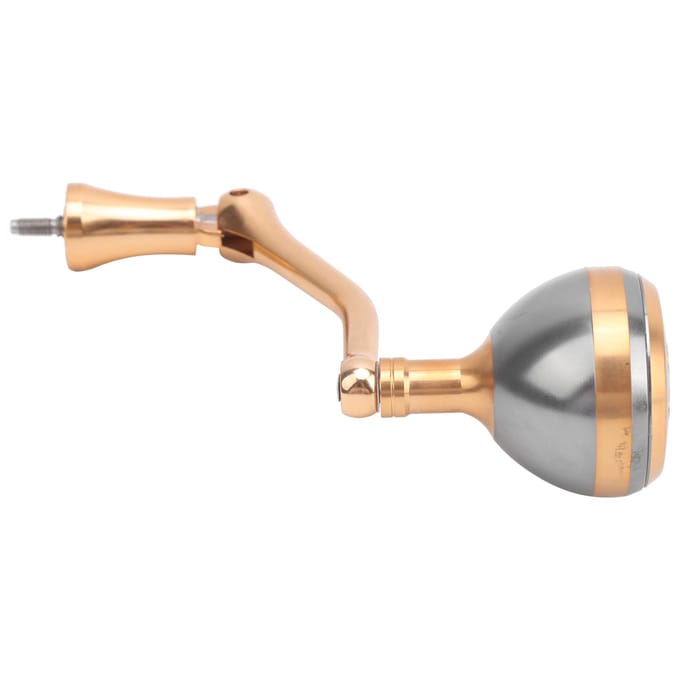 Handvat Conversie Hengelmolen Handvat Grip Aluminiumlegering Inschroefbaar voor Spinmolen(L ) beige