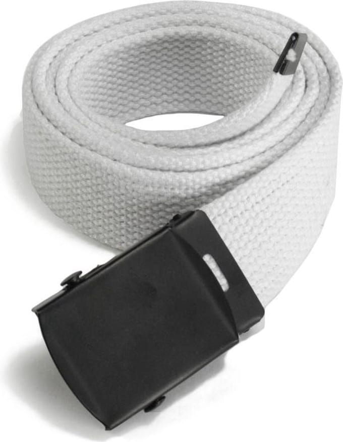 Fostex Garments - Web belt with Zwart buckle (kleur: White / maat: NVT)