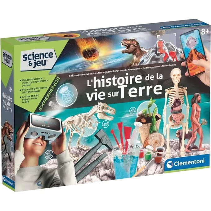 L'histoire de la vie sur Terre - Clementoni - Science & Jeu - Jeux Scientifiques