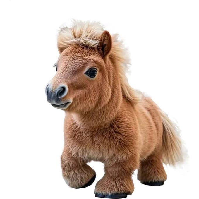 Mode Pluche Robot Paard Speelgoed Lopend Interactief Slim Paard Staart Kwispelend Elektronisch Bewegend Poppetje Kinderen