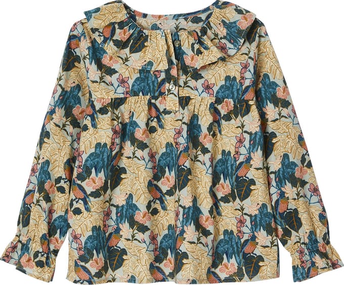 Vertbaudet Meisjesblouse met bloemenprint