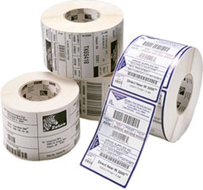 Zebra Z-Select 2000D, Wit, Rol, 31,75 x 25,4, 2,5 cm, 2580 stuk(s), 2580 stuk(s)
