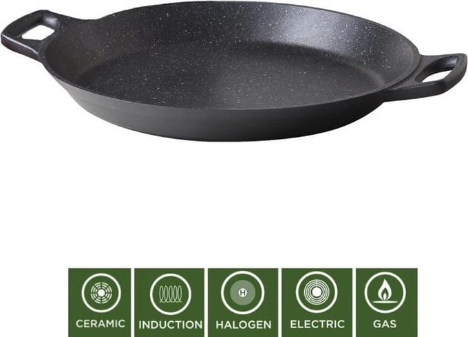 Hakal - Paella pan - wokpan - 40cm - hoog kwaliteit