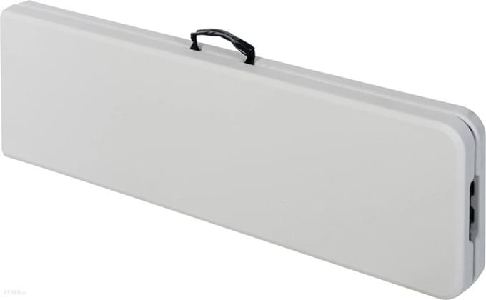 Merkloos - Tuinbank - Wit - 183x30cm - Opvouwbaar