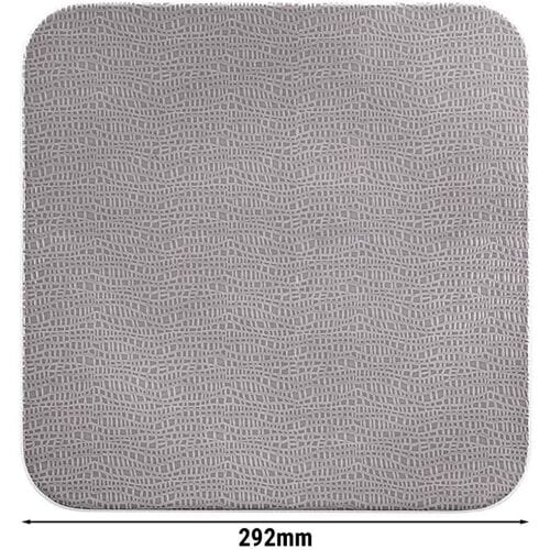 (4 stuks) SELTMANN WEIDEN Coup bord - plat vierkant - 290x290mm - Grijs Grijs