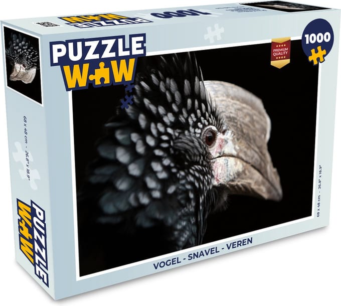 Puzzel Vogel - Snavel - Veren - Legpuzzel - Puzzel 1000 stukjes volwassenen