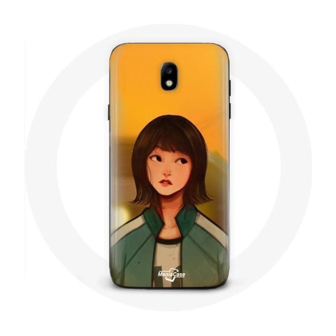 Case voor Samsung Galaxy j7 2017 Edge Squid Game Ji Yeong Nummer 240