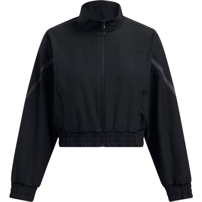 Under Armour Dames-top met trechterhals en lange mouwen (Zwart)
