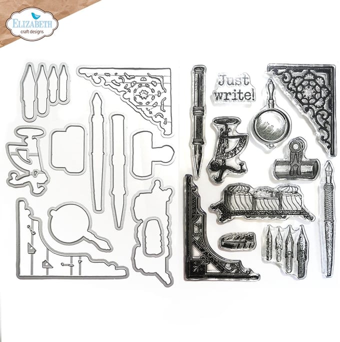 ECD Just write stamp and die set