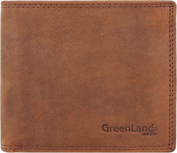 GreenLand Nature Leren Portemonnee Montenegro Wallet RFID Brown Bruine