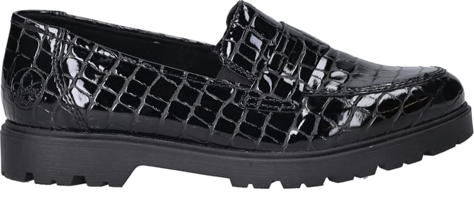 Rieker Instappers - Dames - Zwart - Maat:36