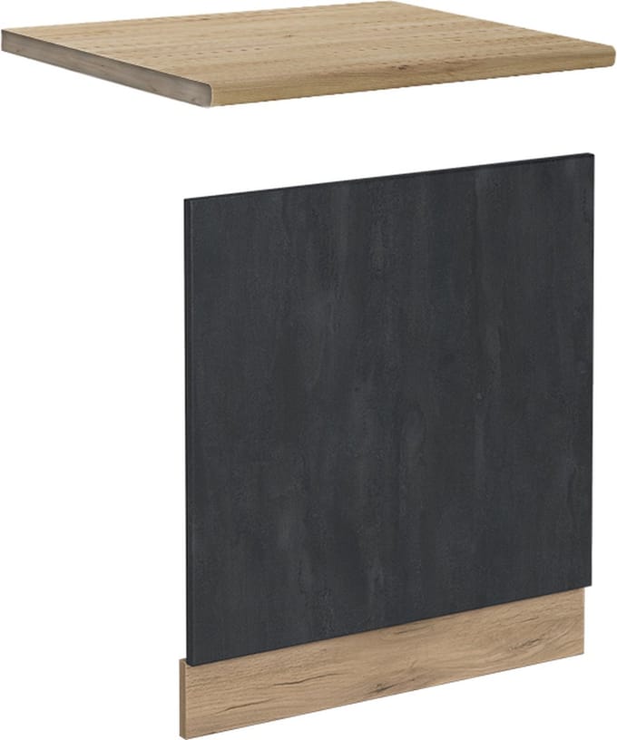 Vicco R-Line Frontpaneel – 60 cm WB Eik Zwart beton