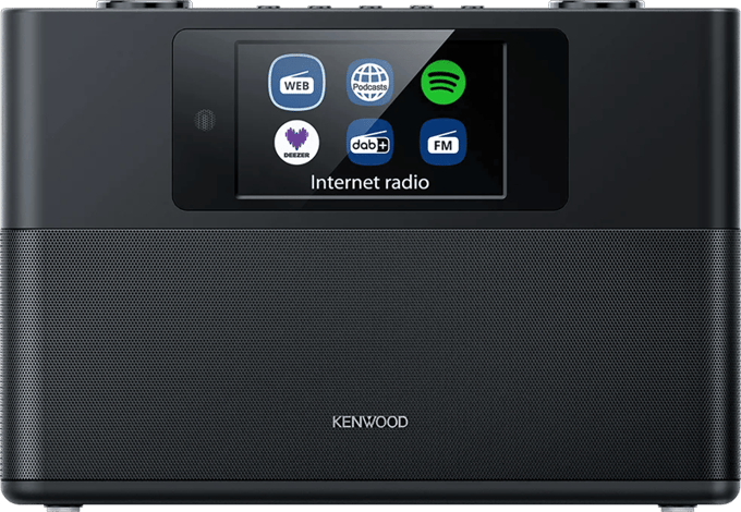 Kenwood CR-ST200S Spotify Lossless Smart Internet Radio met DAB+ - Zwart