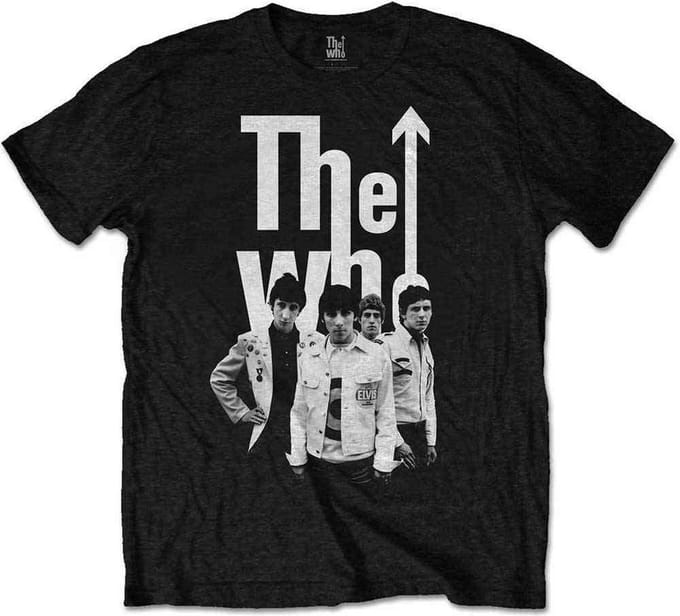 The Who Heren Tshirt -L- Elvis For Everyone Zwart