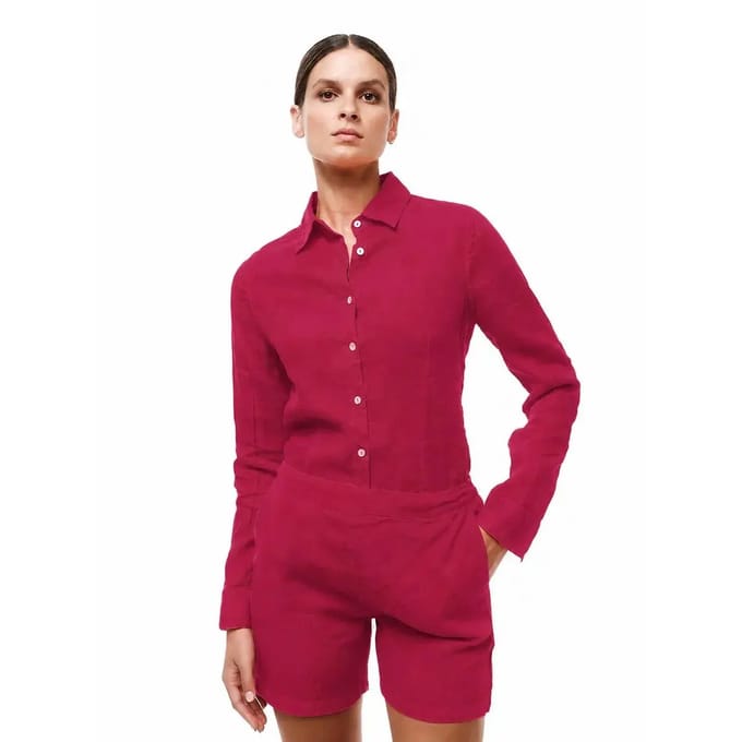 Dameshemd met lange mouwen Haris Cotton Essentials
