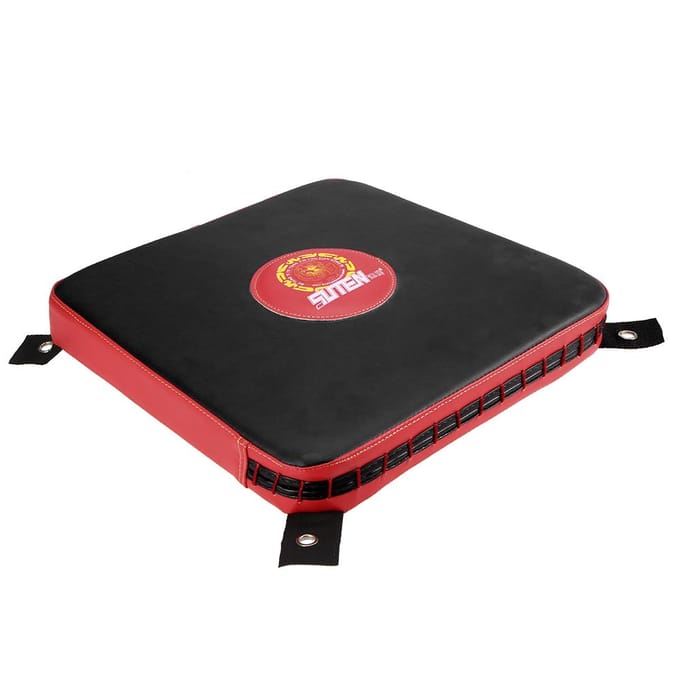 Vierkant schuim ponsmuur boksmuur opvallende kickbag vechtpad massief karate trainingsbord Black Red&3 gray
