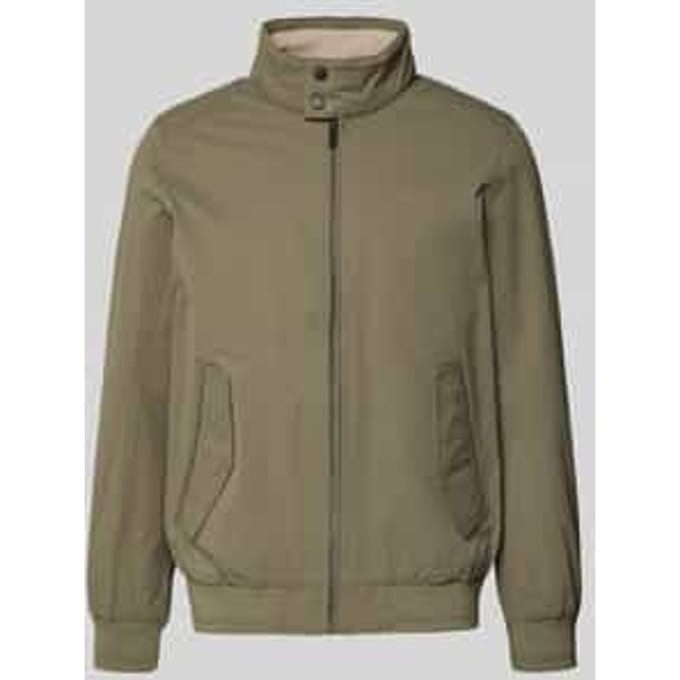 regular fit blouson met opstaande kraag