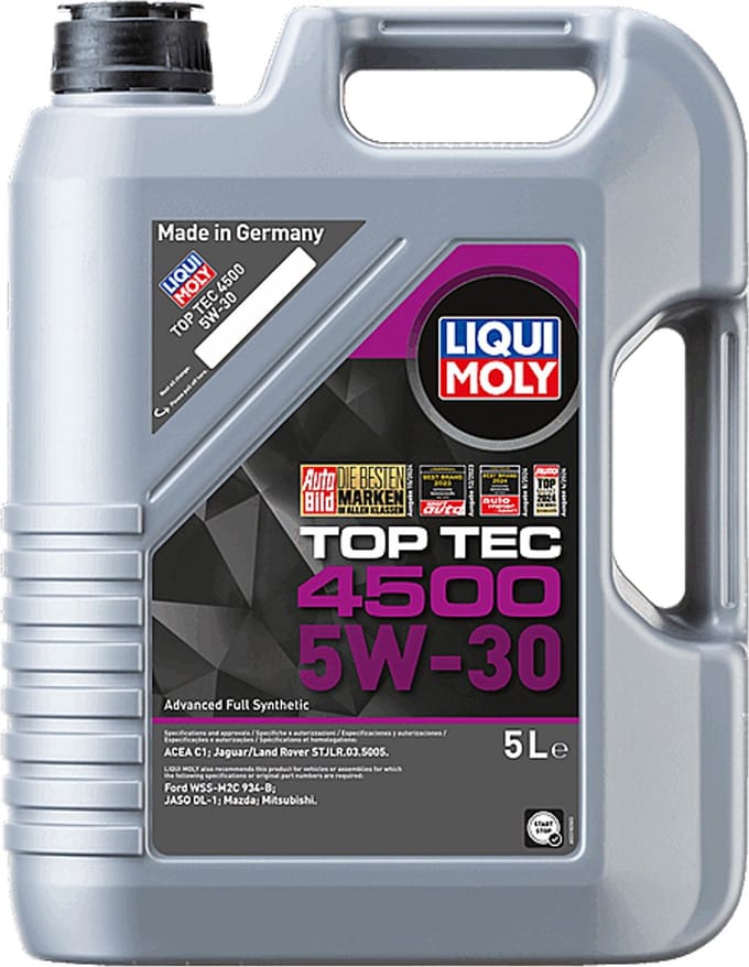 Liqui Moly Top Tec 4500 5w30 Motorolie 5 liter