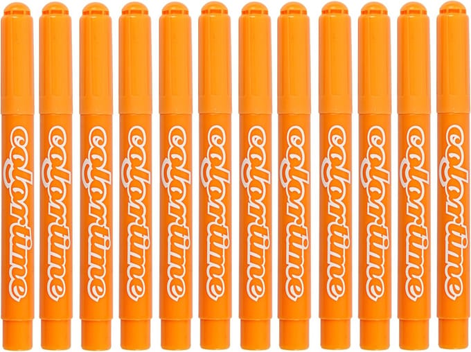 Colortime stift, 5 mm lijn, warm geel, 12 stuks