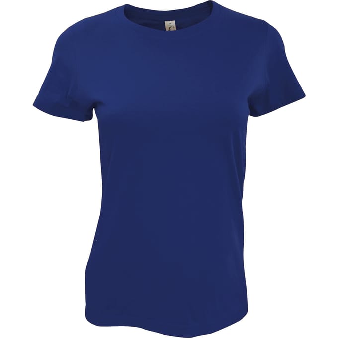 SOLS Dames/dames Imperial Heavy Short Sleeve T-Shirt (Franse marine)