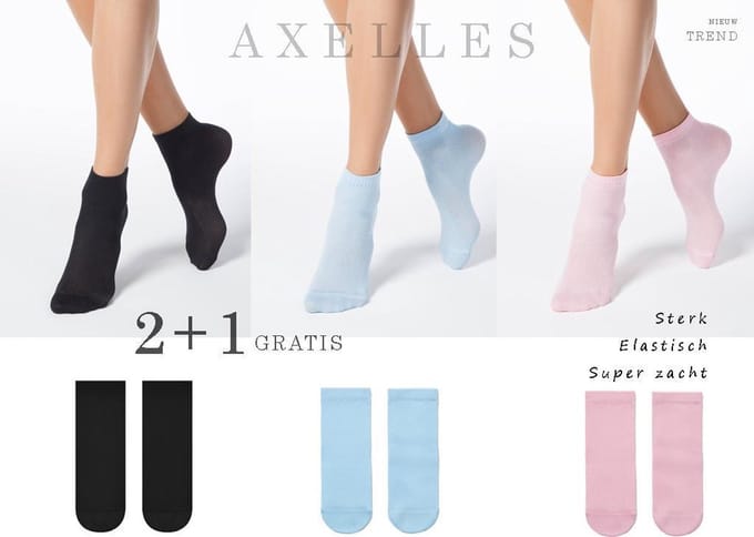 Stijlvolle sneakersokken geweven patroon Geschenkset Maat 36-39