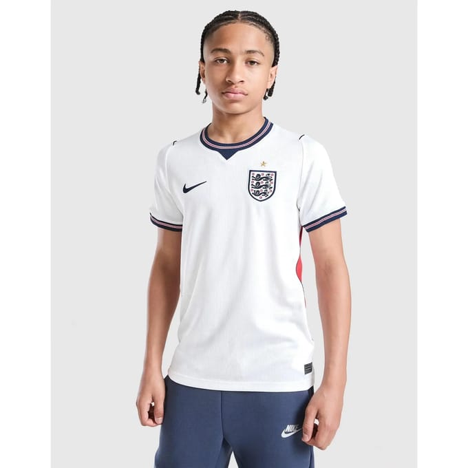 Nike England 2026 Home Shirt Junior - Wit - Kind, Wit 8-10Y