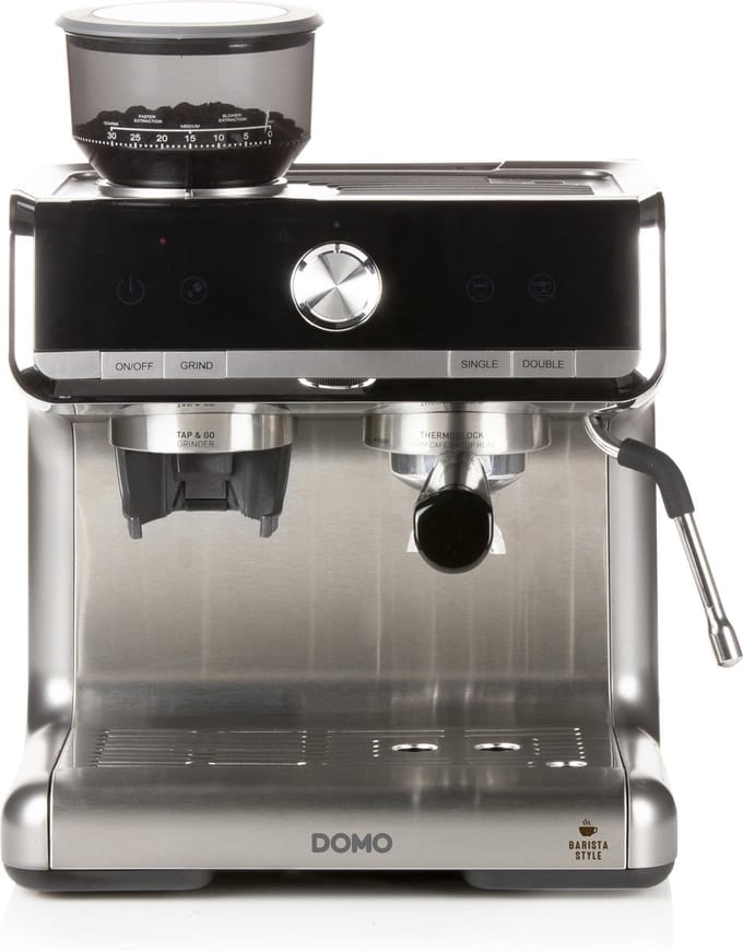 DOMO DO720K - Espressomachine met bonenmaler