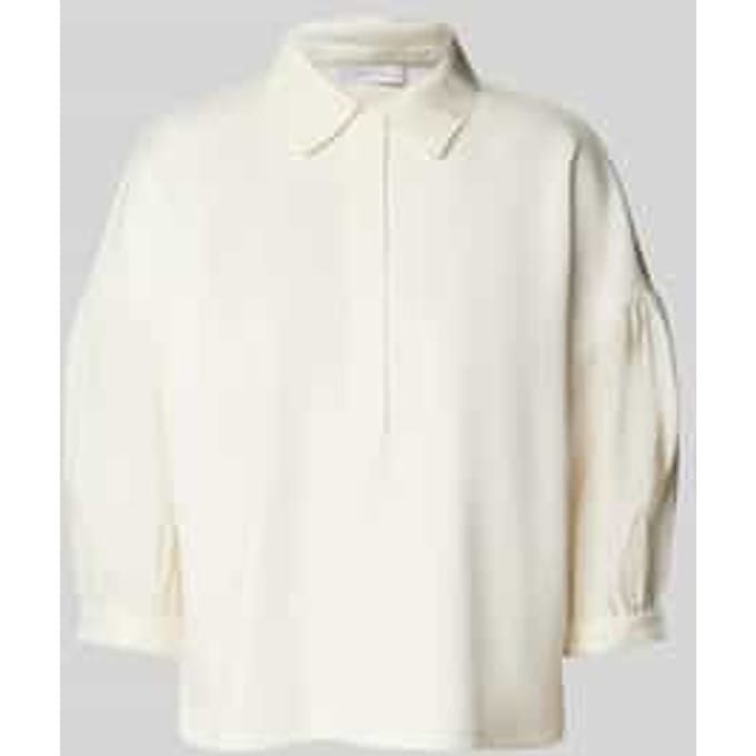 Sweatshirt met overhemdkraag