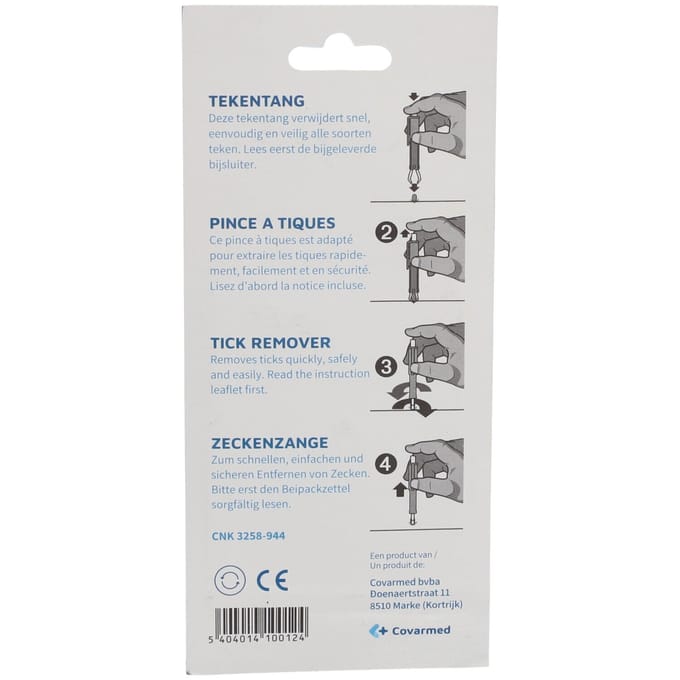 Covarmed Ticks Pliers 1 Tang