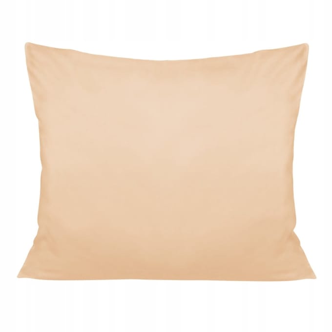 Kussensloop 70x80cm Katoen Satijn Beige - Zacht en Glanzend