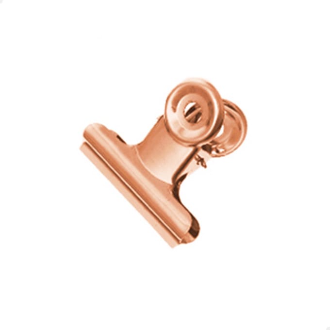 Bulldog clip 20 mm | Koper | 30 stuks