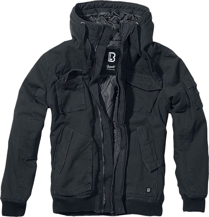 Brandit Winterjas - Bronx - S tot XXL - voor Mannen - zwart