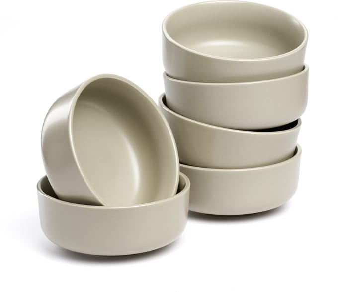 Leonardo Roma schaal 16cm beige - set/6