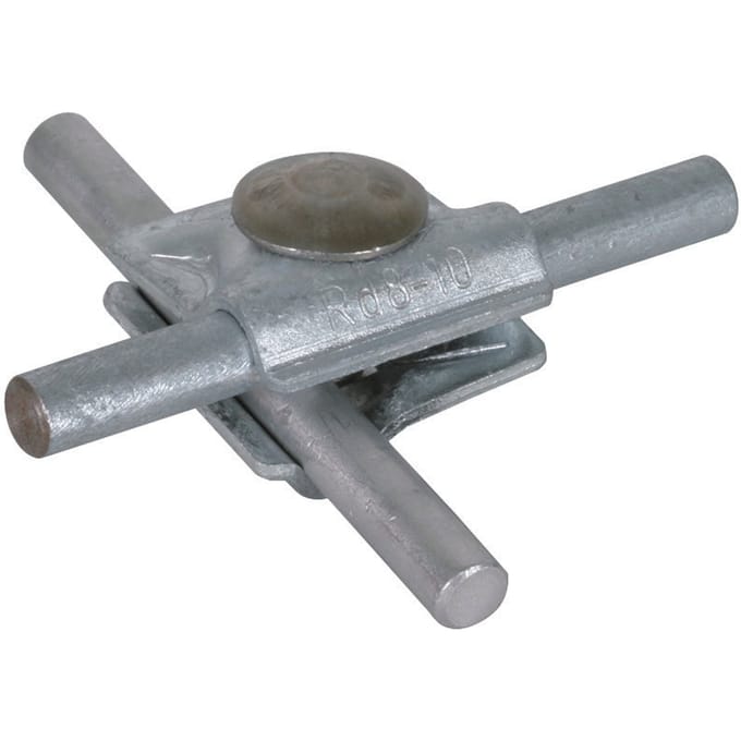 Dehn MV Klem ST TZN Voor RD 8-10MM Met spantkopschroef M10X35 - 390063