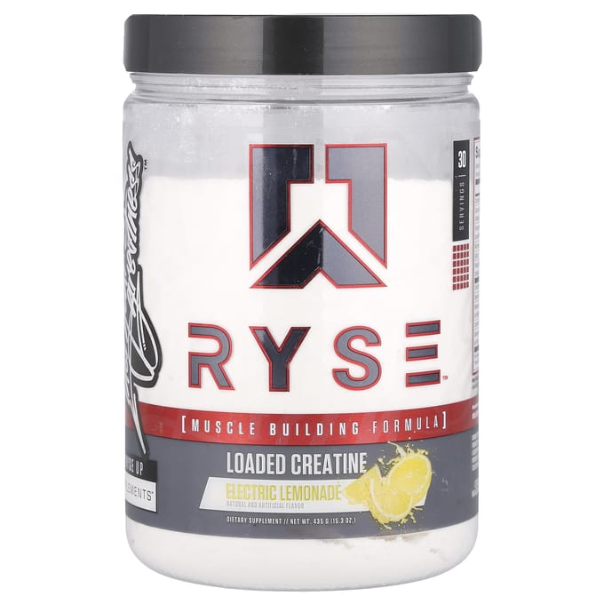 RYSE Loaded Creatine (30 Serv) Electric Lemonade - Creatine - Creatine-Mix