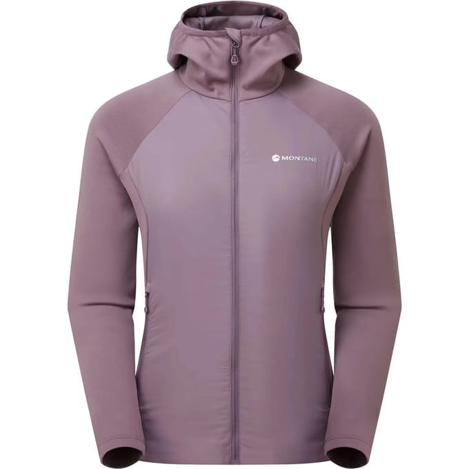 Montane F Sirocco Lite Hoodie, tussenlaag, dames, paars