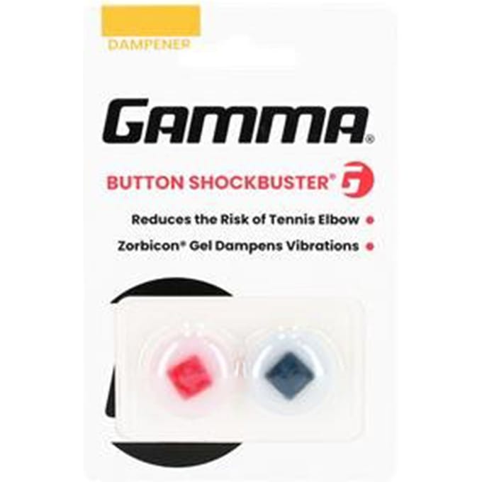 Gamma Button Shockbuster Demper-Rood,Zwart